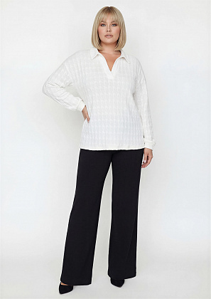 Пуловер женский трикотажный